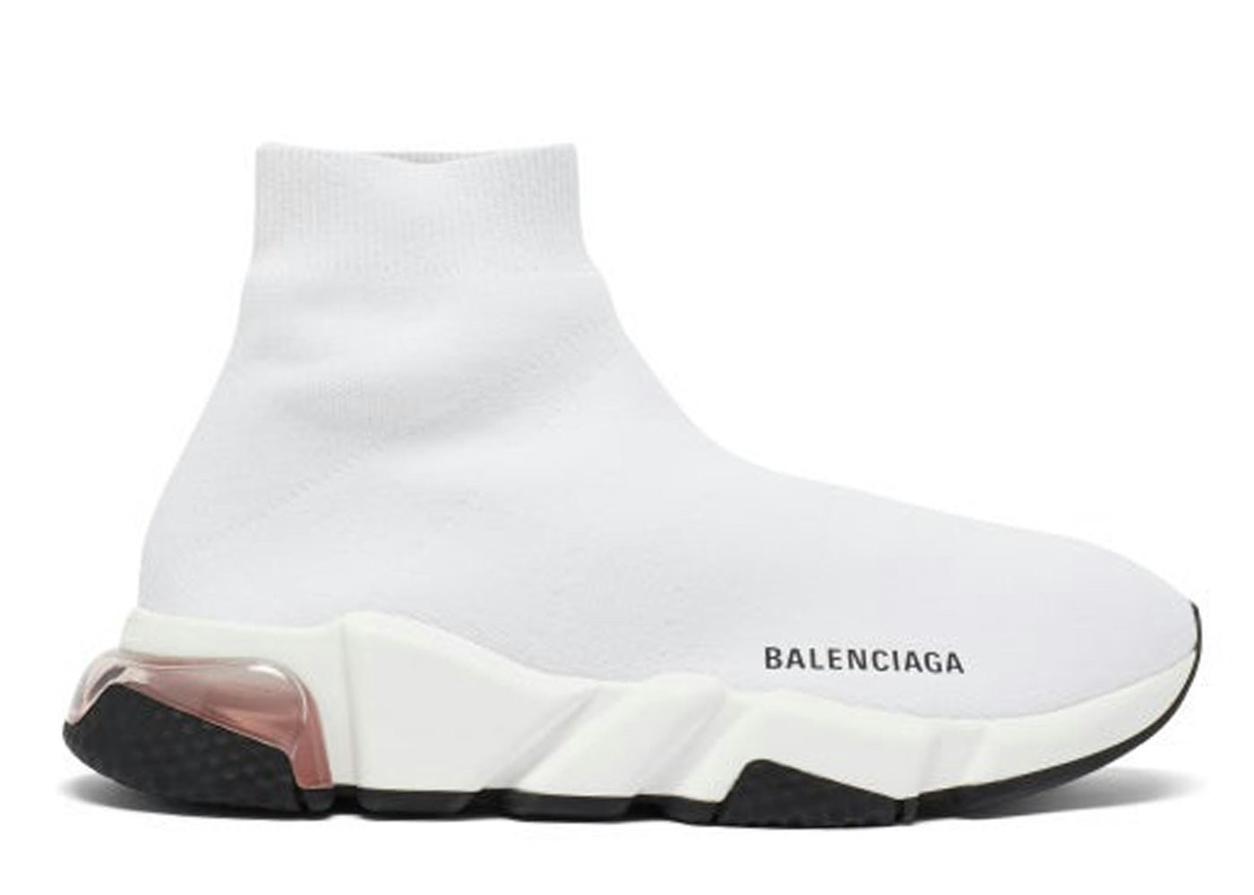 Balenciaga Mens Speed Clearsole Stretchknit Midtop Trainers in Black  for Men  Lyst